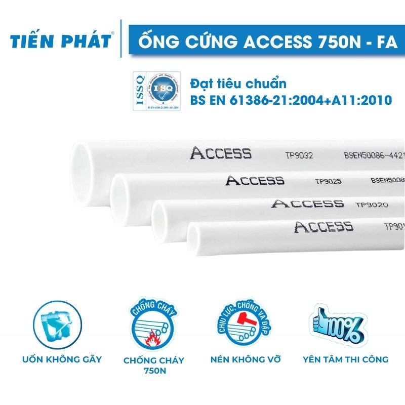 Ống Cứng PVC Access – Chịu Lực Nén 750N