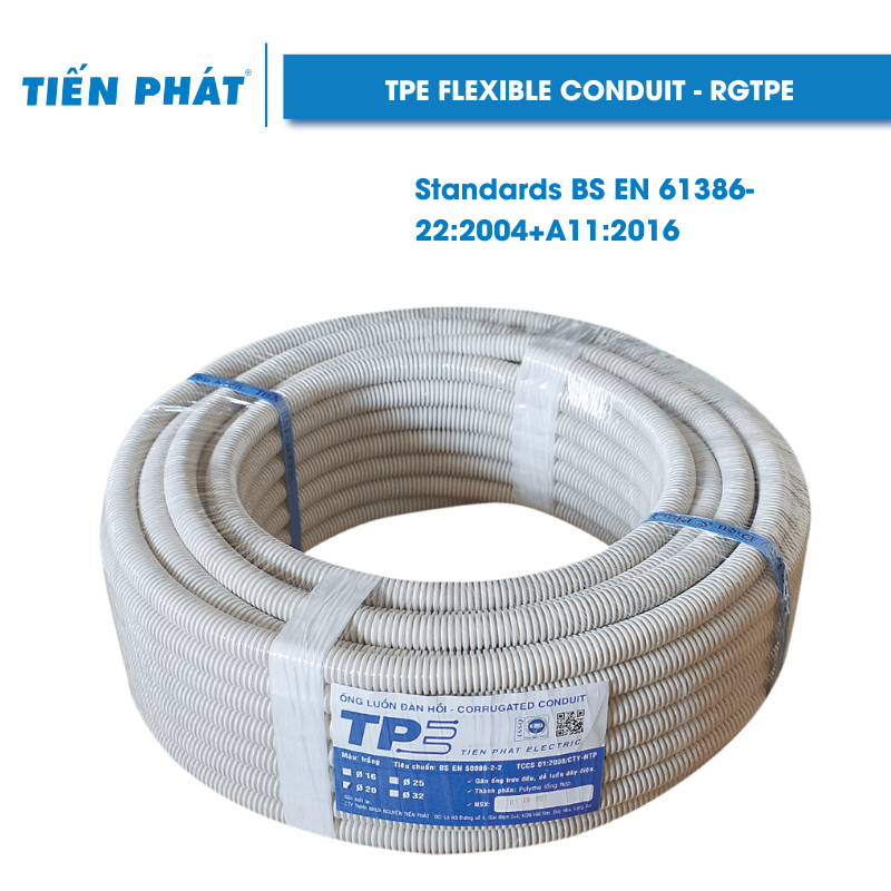 TPE Flexible Conduit (White)