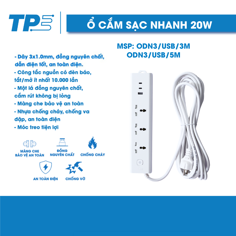 Ổ Cắm Điện TPE