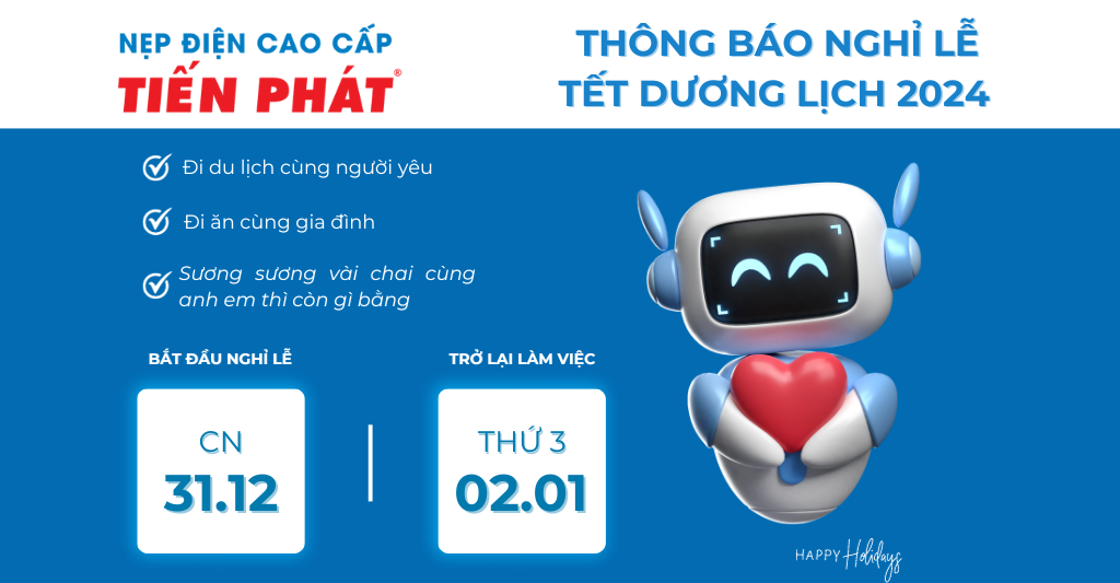 NẸP TIẾN PHÁT CHÀO MỪNG TẾT DƯƠNG LỊCH 1/1/2024