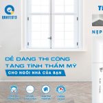 NẸP BÁN NGUYỆT TIẾN PHÁT – DỄ DÀNG THI CÔNG, TĂNG TÍNH THẨM MỸ CHO NGÔI NHÀ CỦA BẠN