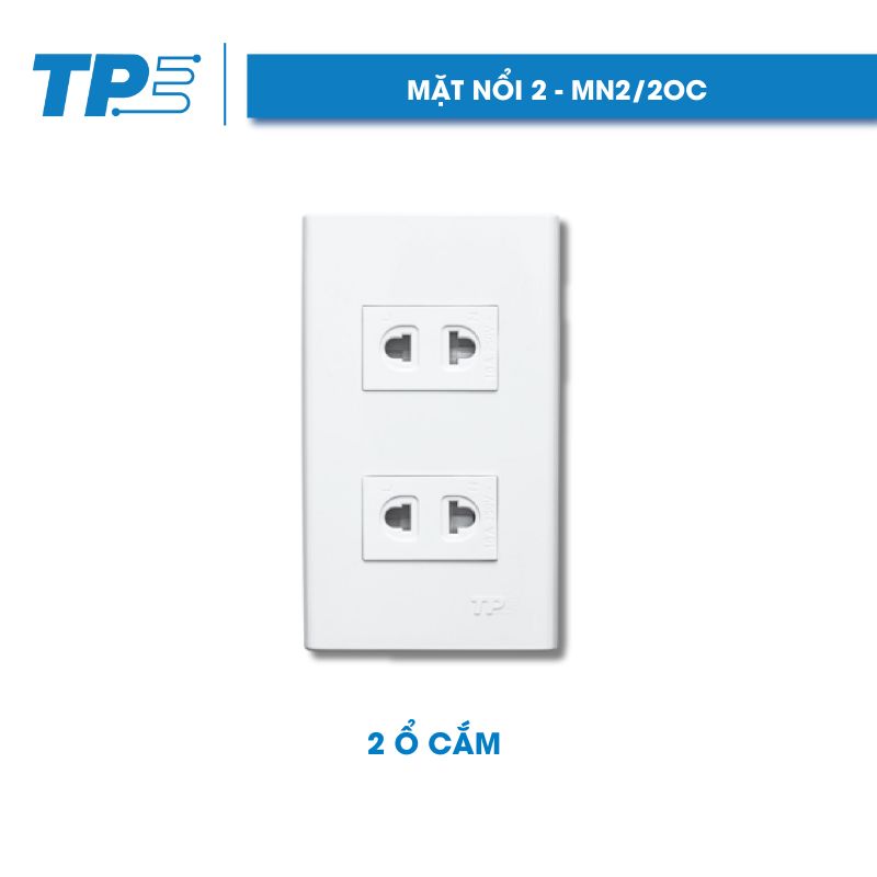 Mặt nổi 2, 2 ổ cắm