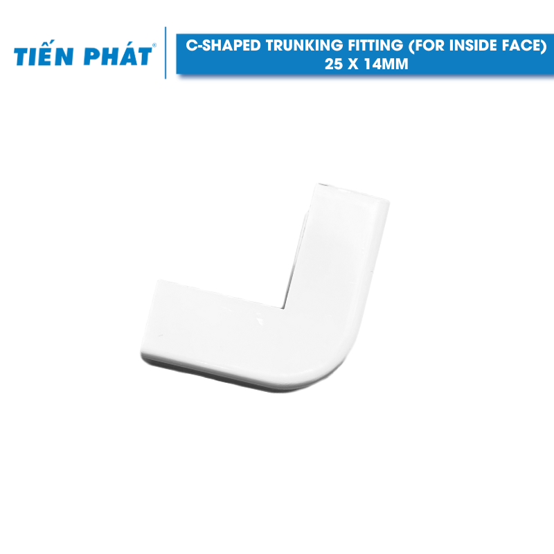 PVC Trunking C-Shaped Fitting – Internal Bend