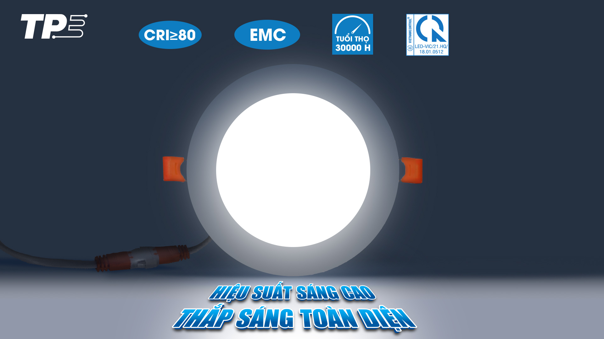 LED PANEL ÂM TRẦN –  HIỆU SUẤT SÁNG CAO, THẮP SÁNG TOÀN DIỆN