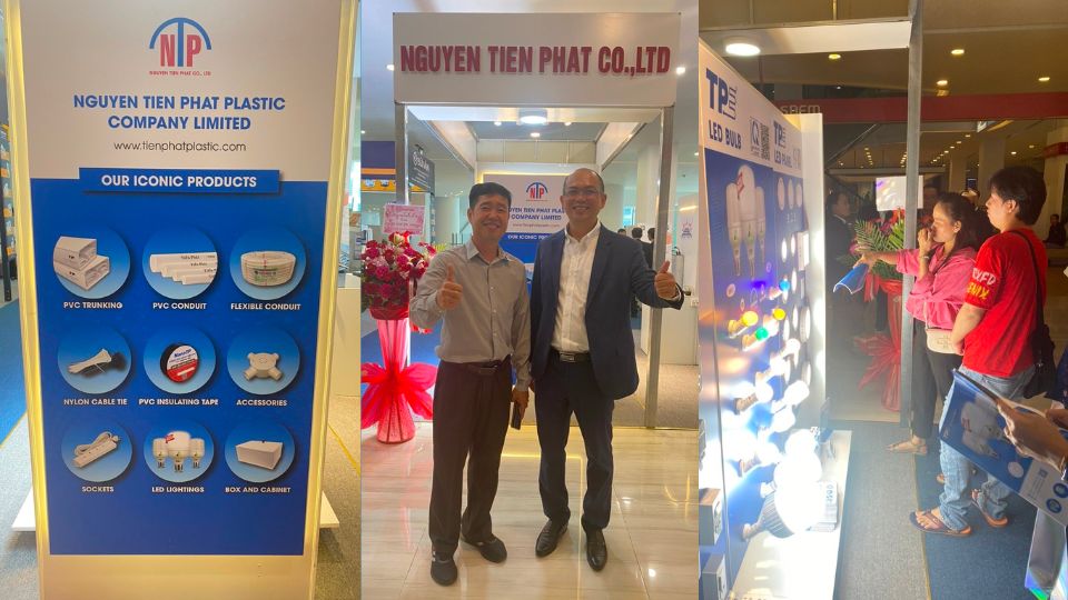 THAM QUAN SHOWROOM TRƯNG BÀY SẢN PHẨM TIẾN PHÁT TẠI TRIỂN LÃM HÀNG HÓA AMB TARSUS EXHIBITIONS CAMBODIA