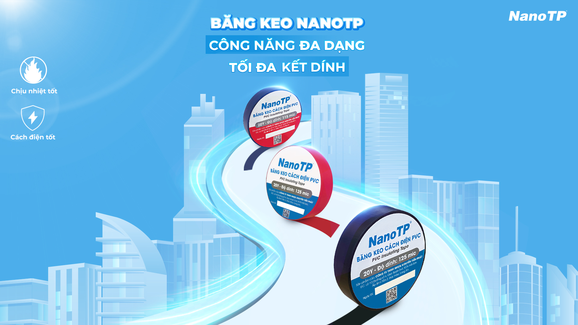 BĂNG KEO NANOTP: CÔNG NĂNG ĐA DẠNG – TỐI ĐA KẾT DÍNH