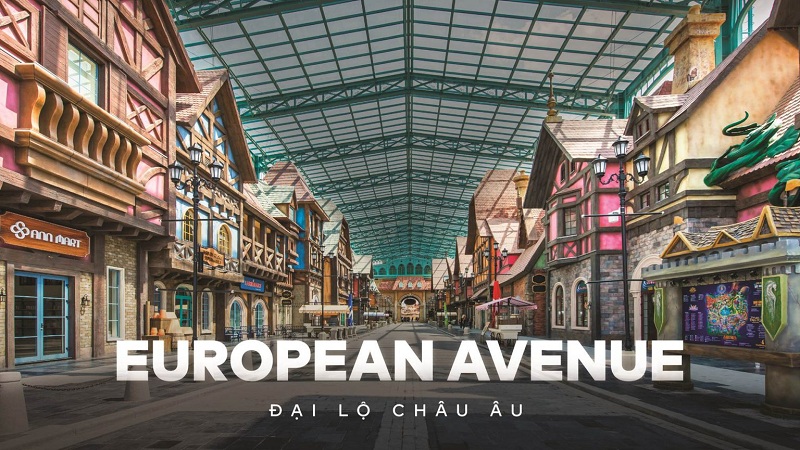 European Boulevard at VinWonders Phu Quoc