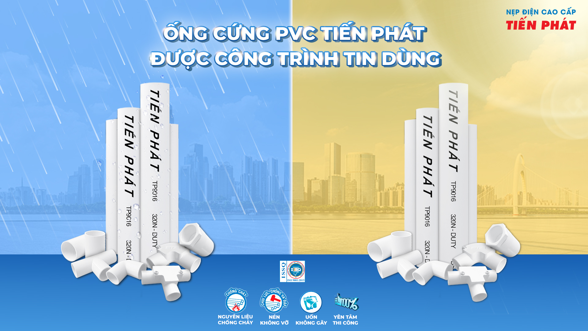 ỐNG CỨNG PVC TIẾN PHÁT ĐƯỢC CÔNG TRÌNH TIN DÙNG