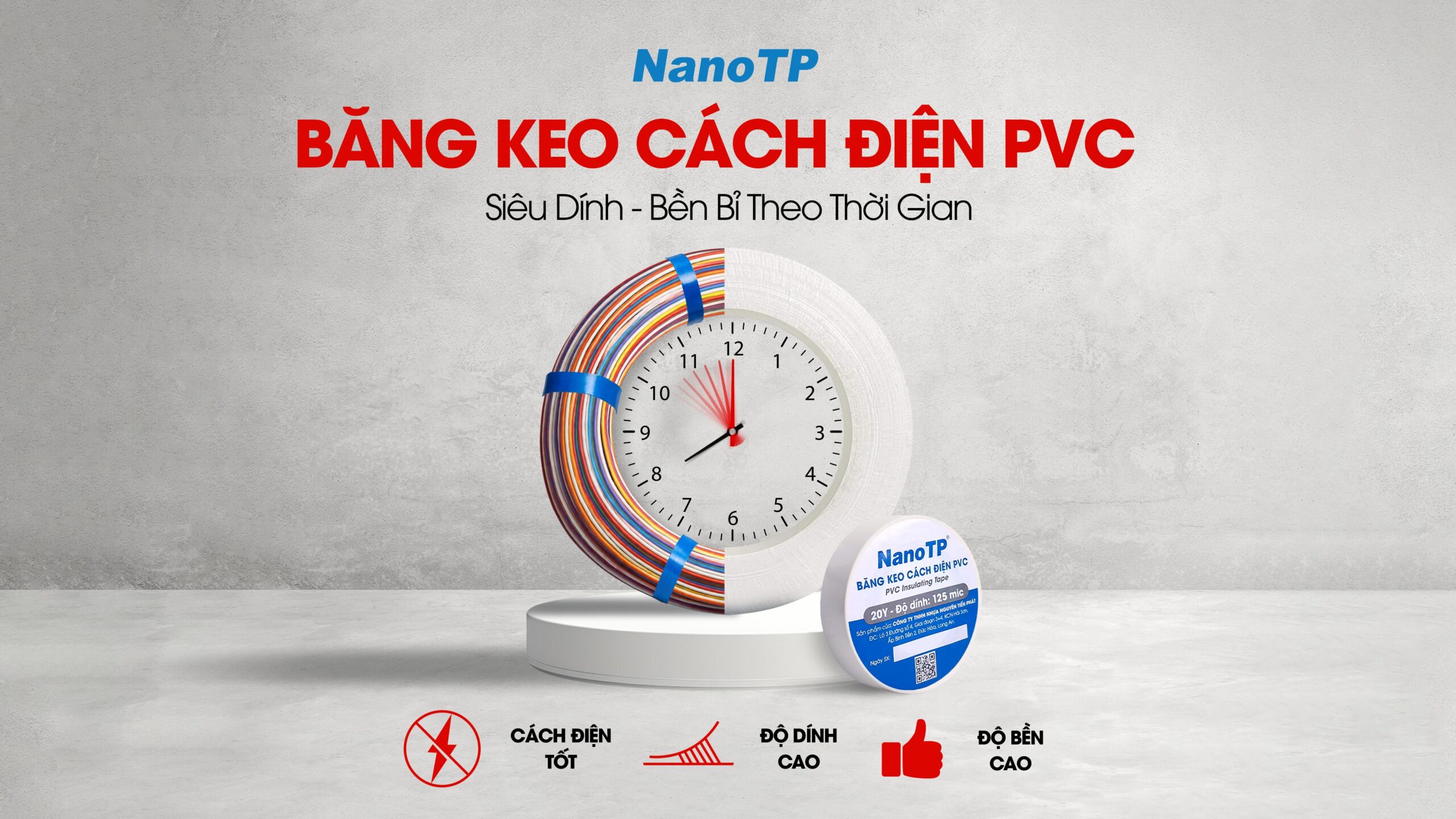 BĂNG KEO ĐIỆN NANOTP: CÁCH ĐIỆN AN TOÀN – CÔNG TRÌNH TIN DÙNG