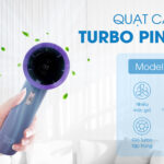 QUẠT CẦM TAY TURBO PIN SẠC TTP: THỔI BAY CÁI NÓNG