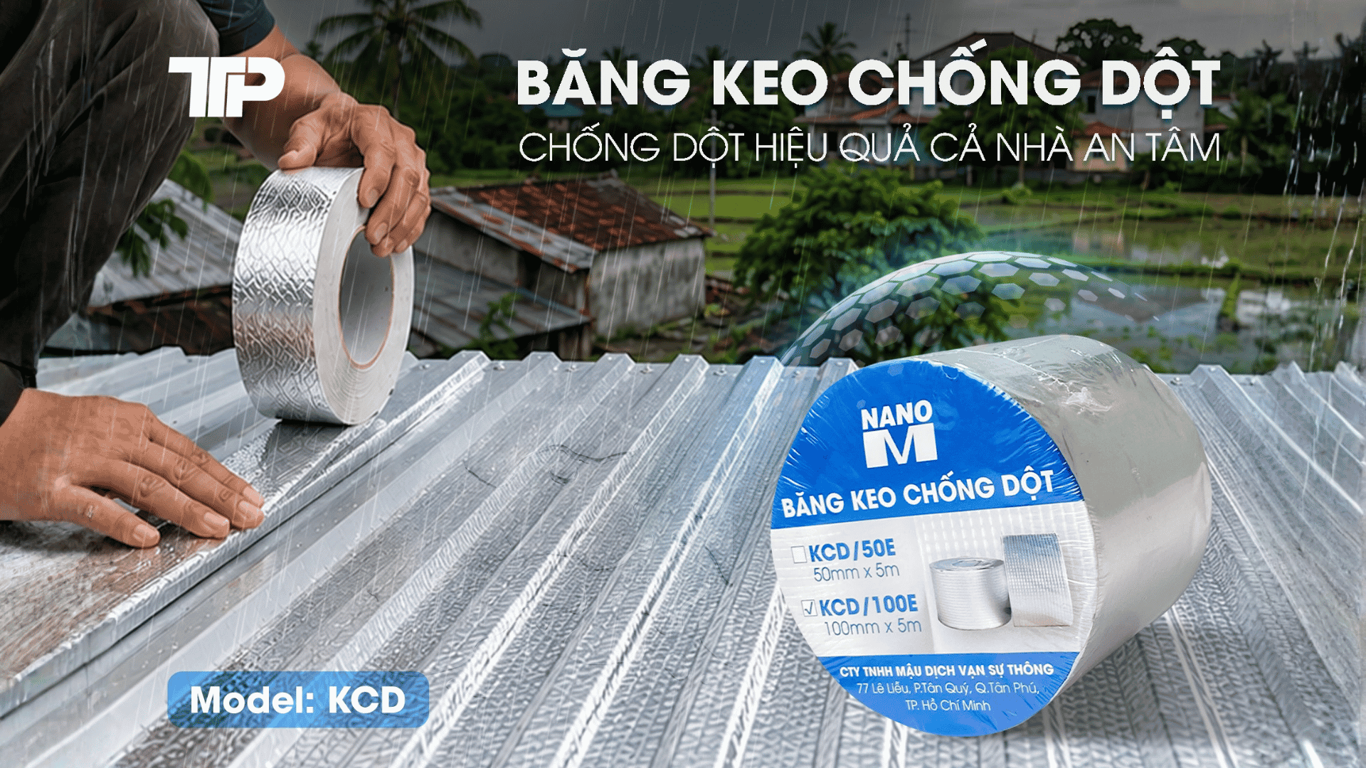 Băng Keo Chống Dột NanoM: Chống Dột Hiệu Quả, Cả Nhà An Tâm
